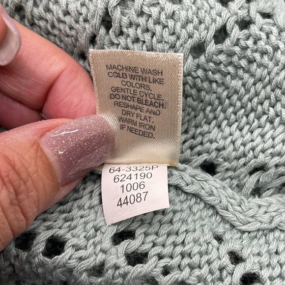 J Jill crochet cardigan Sz PL - Picture 8 of 10